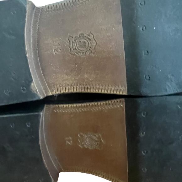 ASTON GREY Brooklyn Gray Leather Combat Boots size 12 - Picture 11 of 15